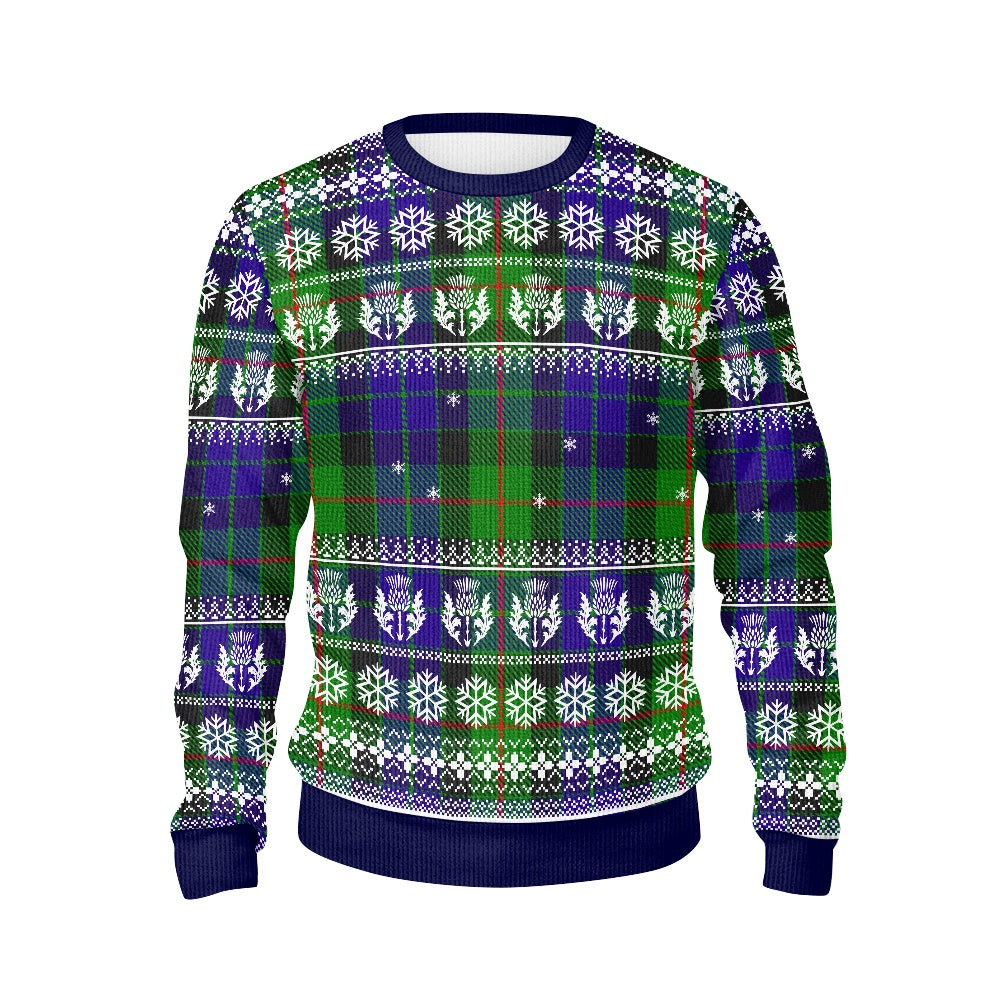 Clan Gunn Tartan Christmas Ugly Sweater