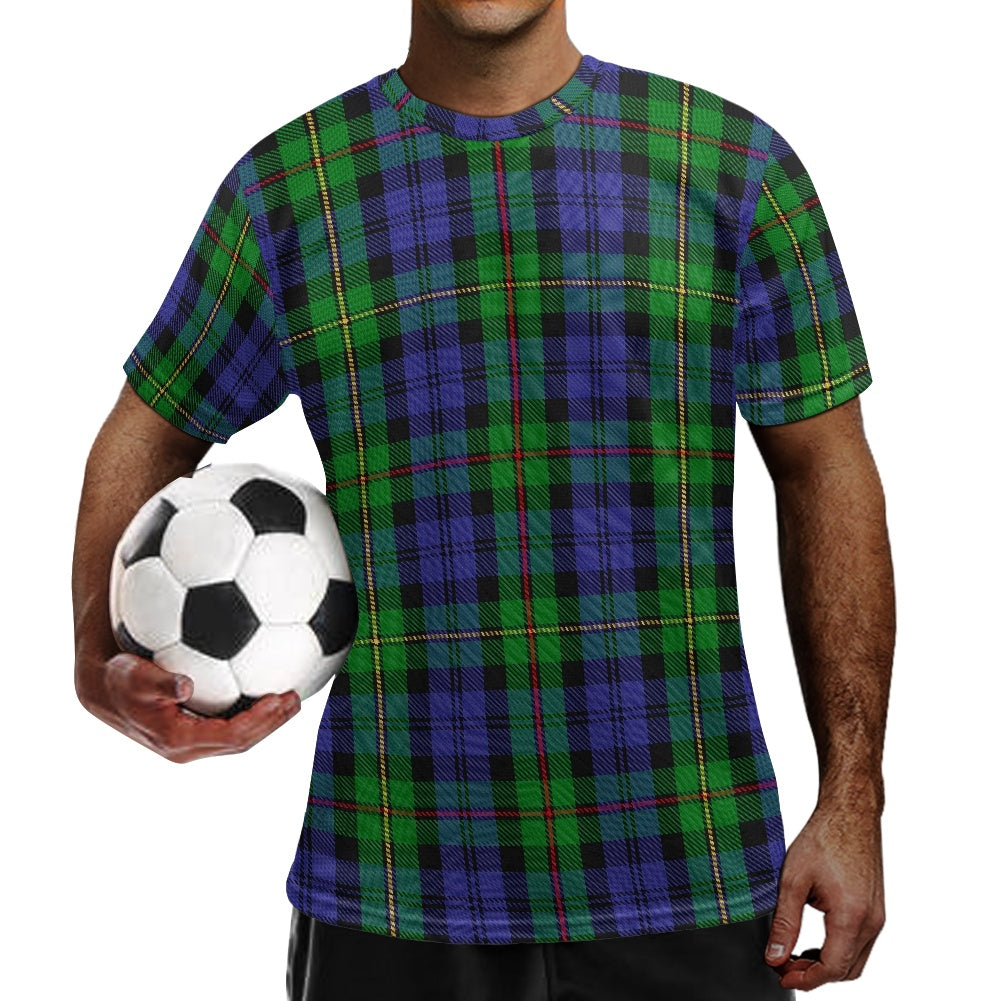 Clan MacEwen Tartan Football Shirt white