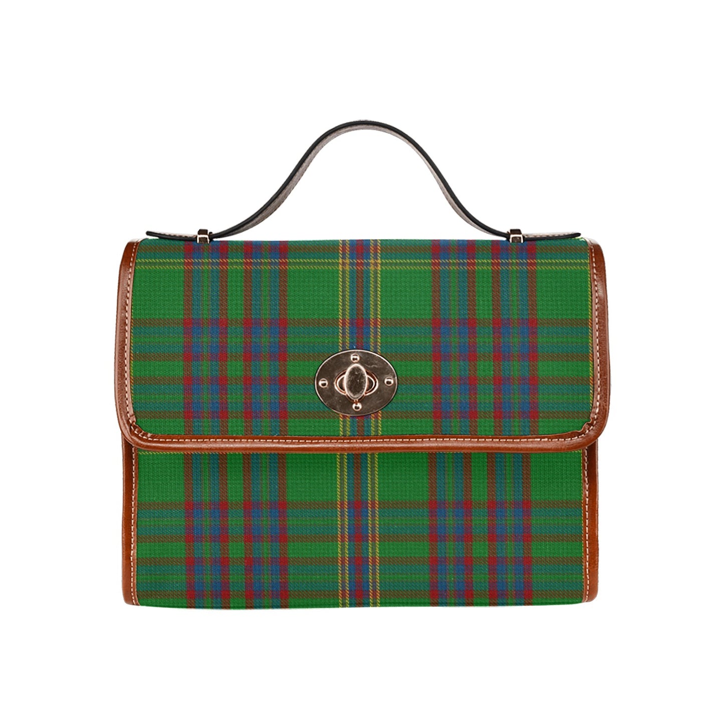 Irish County Westmeath Tartan Canvas Handbag