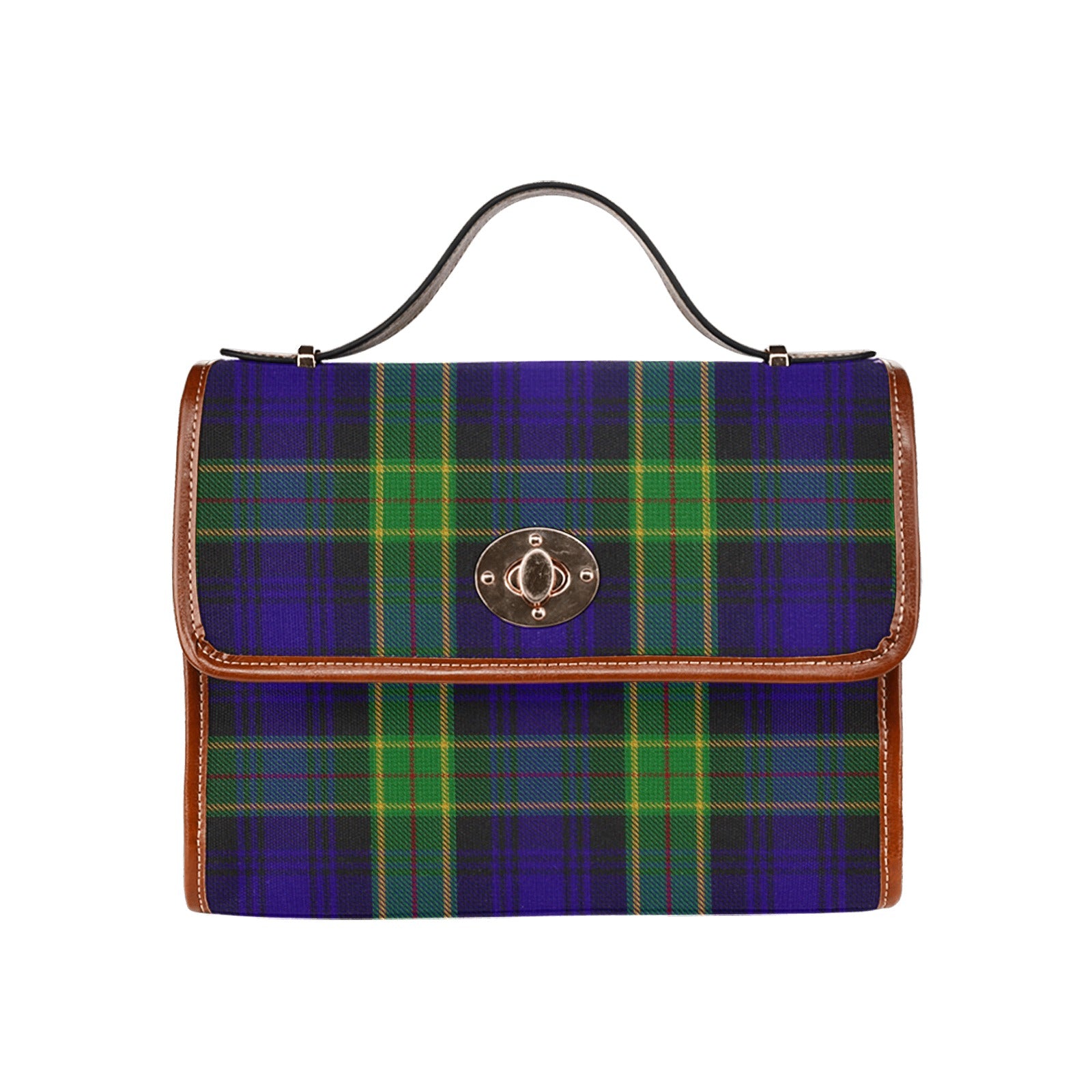 Clan Barnes Tartan Waterproof Canvas Handbag