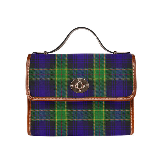 Clan Barnes Tartan Waterproof Canvas Handbag