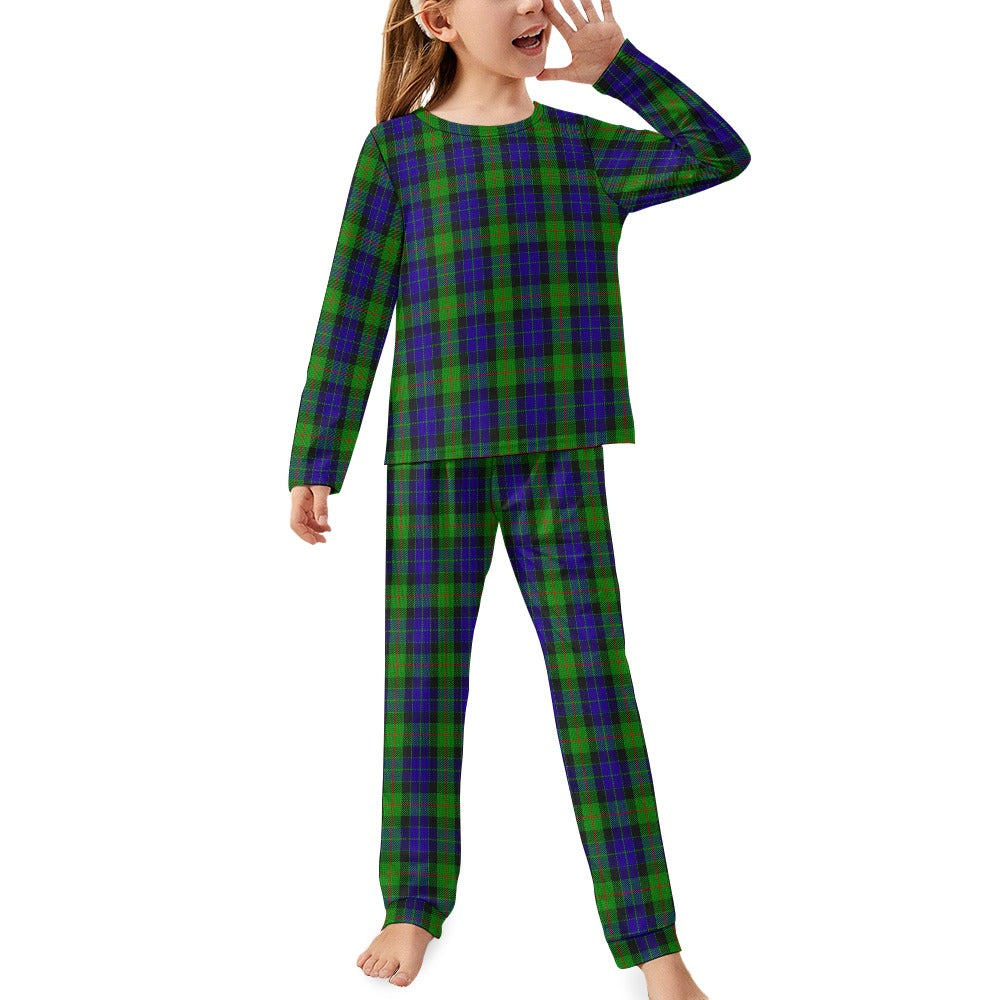 Clan Gunn Tartan Girl's Pajama suit