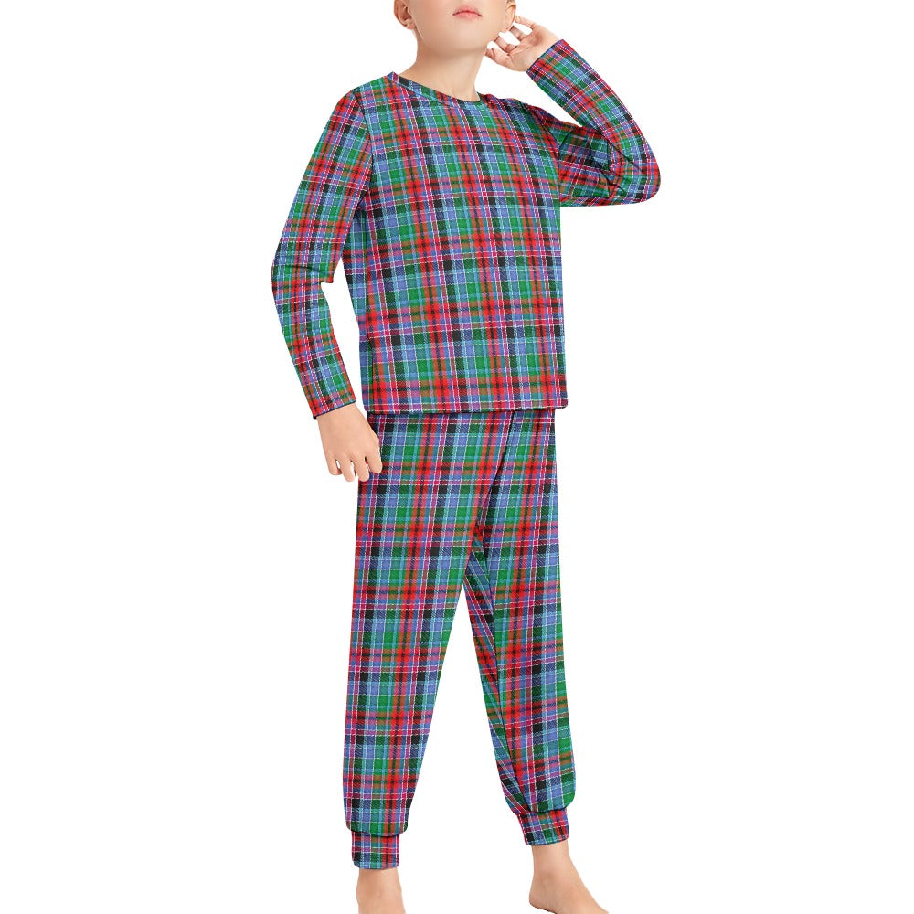 Clan Gordon Red Tartan Boy's Pajama suit