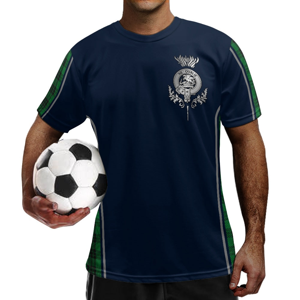 Clan Graham Crest & Tartan Football Shirt