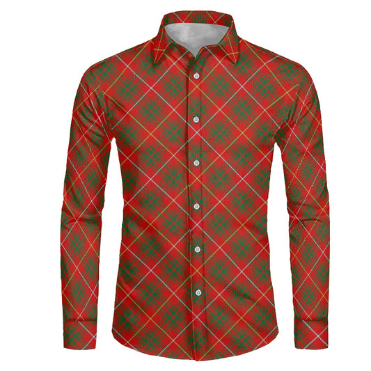 Clan Bruce Tartan long-sleeved shirt