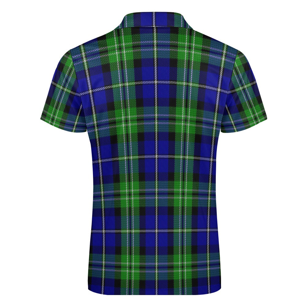 US State - Louisiana Tartan Short sleeve polo shirt