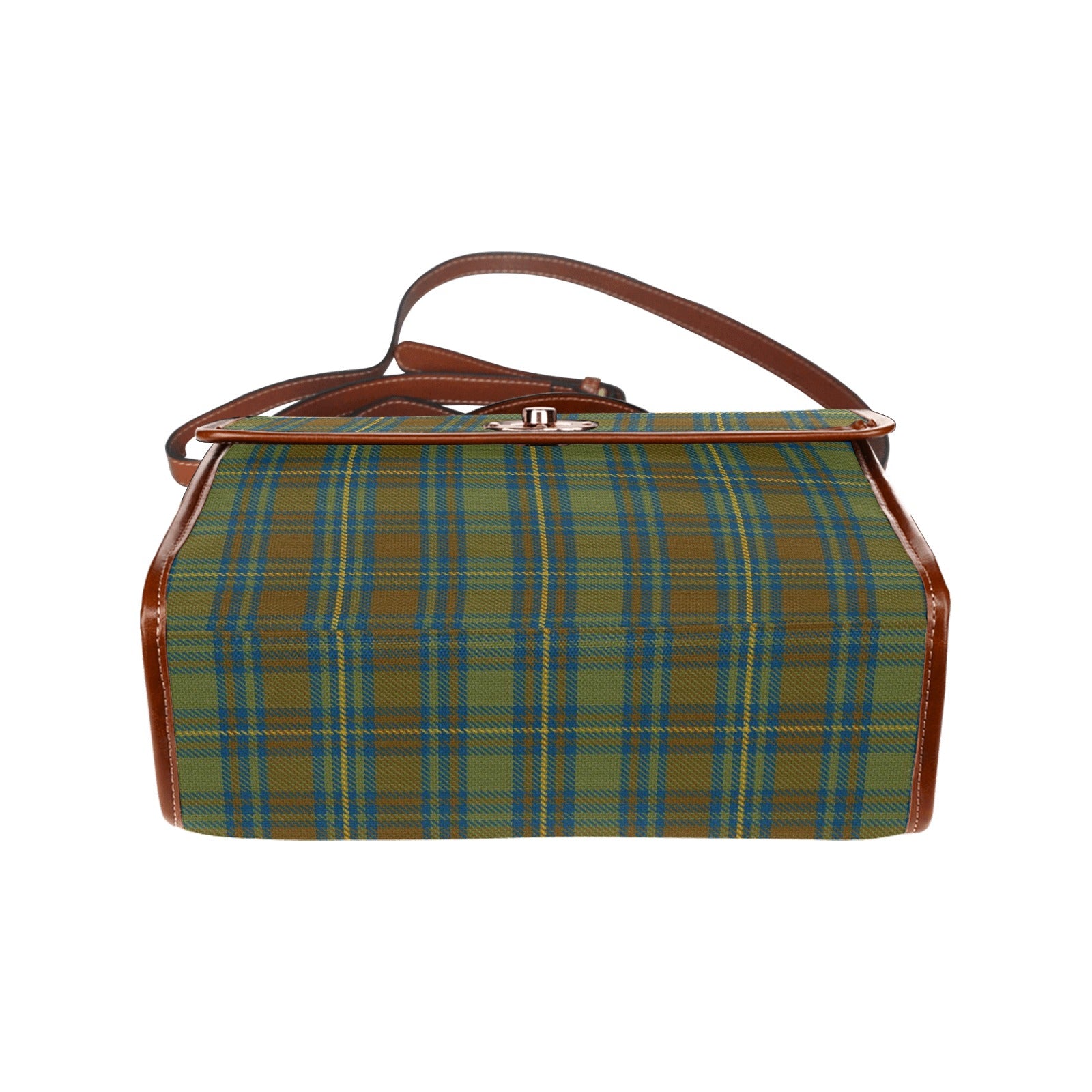 Irish County Kerry Tartan Canvas Handbag