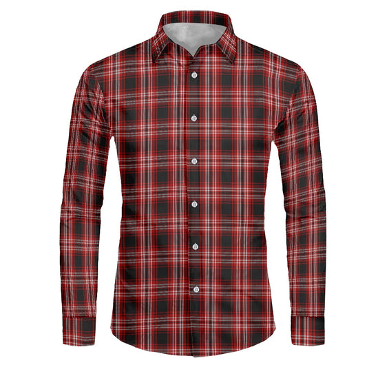 Clan Tweedside Tartan long-sleeved shirt