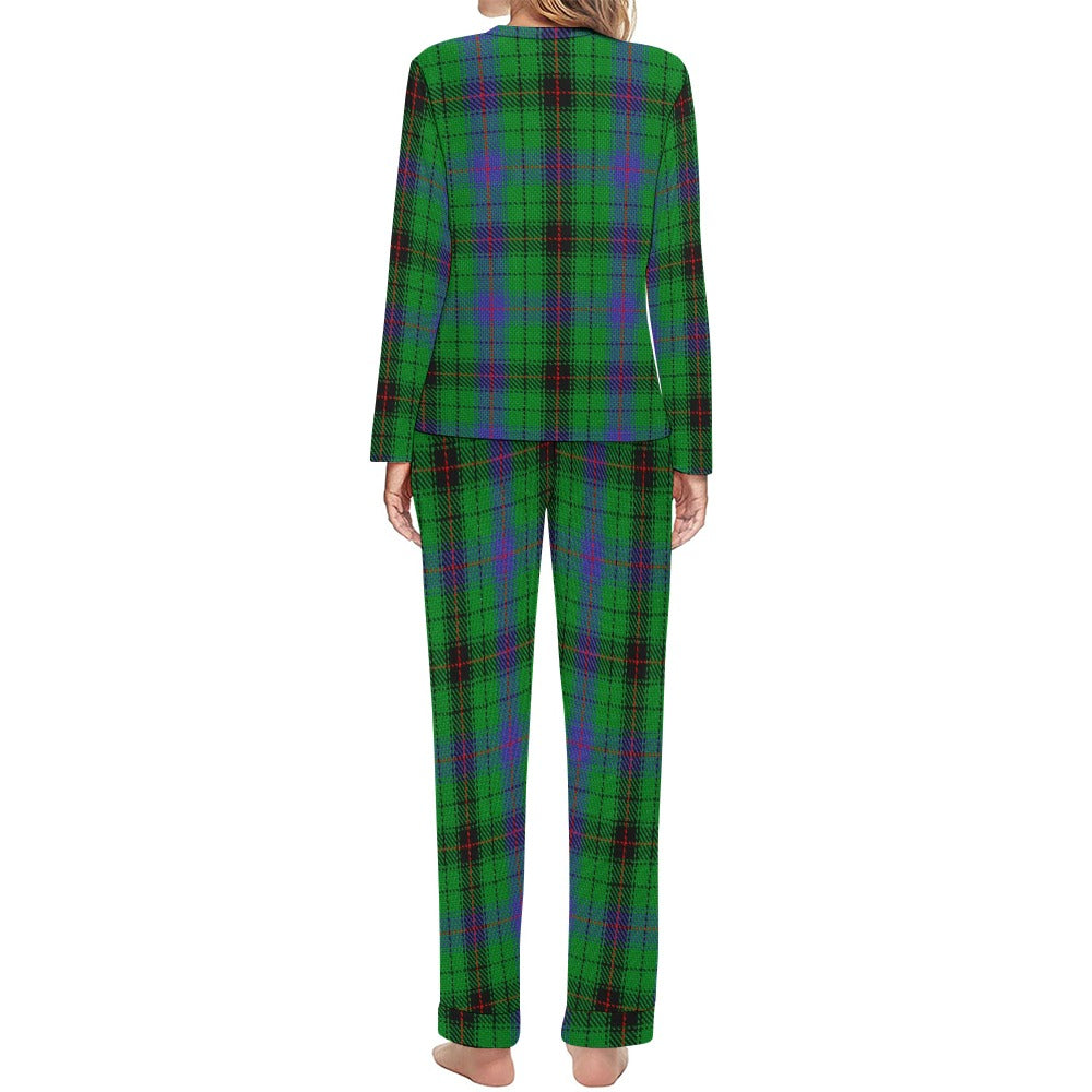 Clan Davidson Tartan Women's Pajama Set