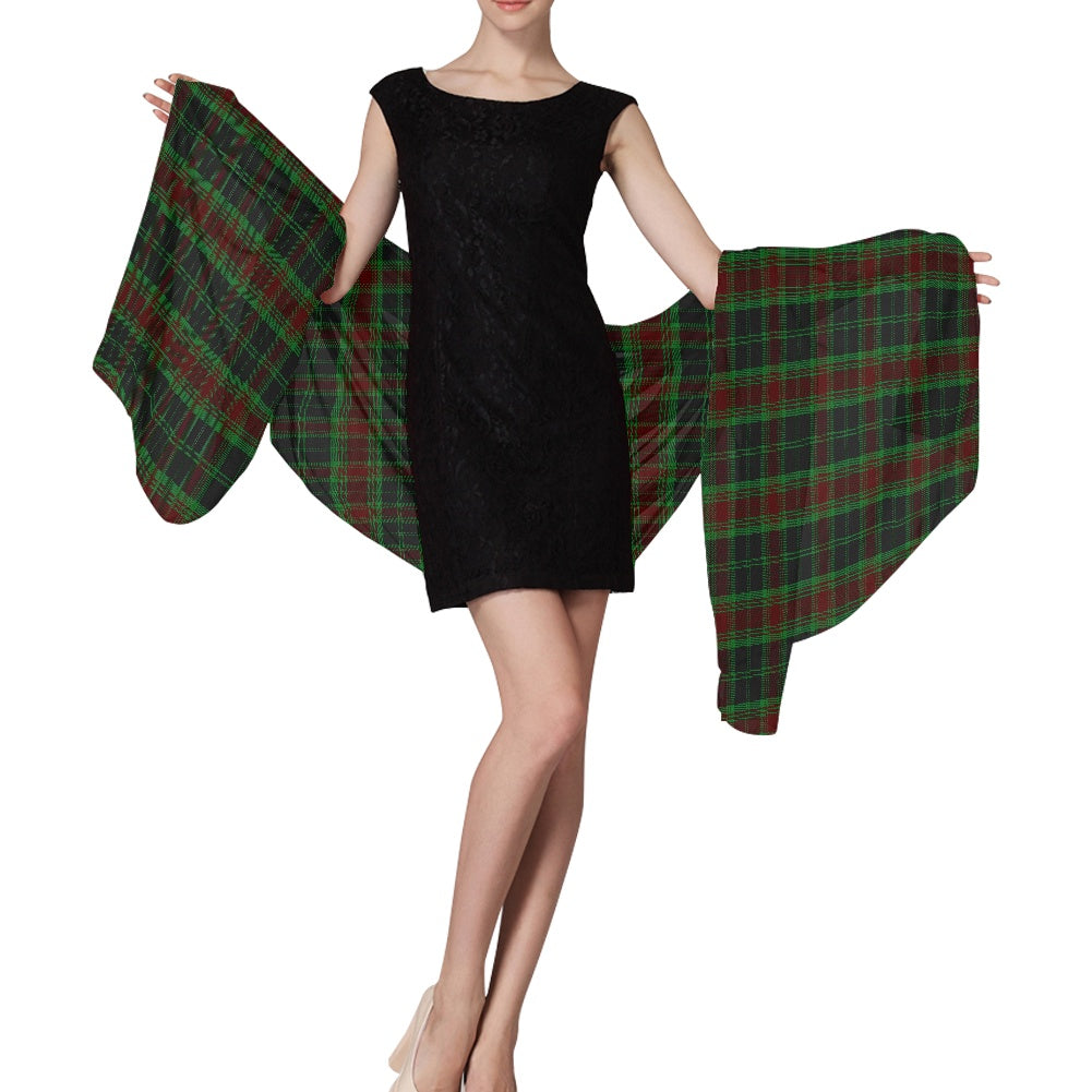 Irish County Carlow Tartan Chiffon Scarf