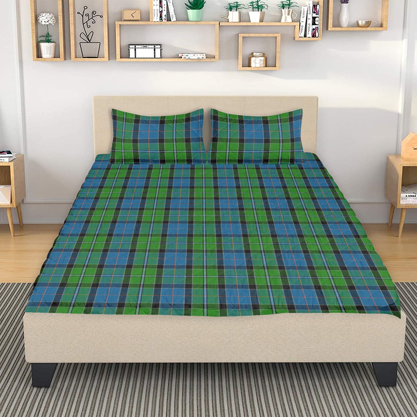 Clan Stirling Tartan Quilt Bed Sets