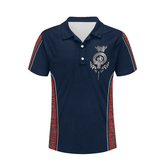 Clan MacBain Crest & Tartan Polo