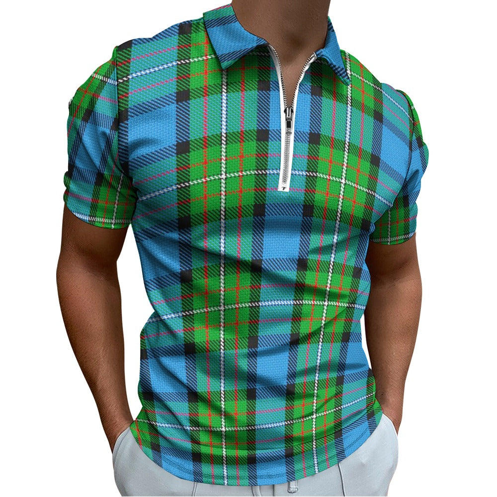 Clan Fergusson Tartan Short sleeve polo shirt