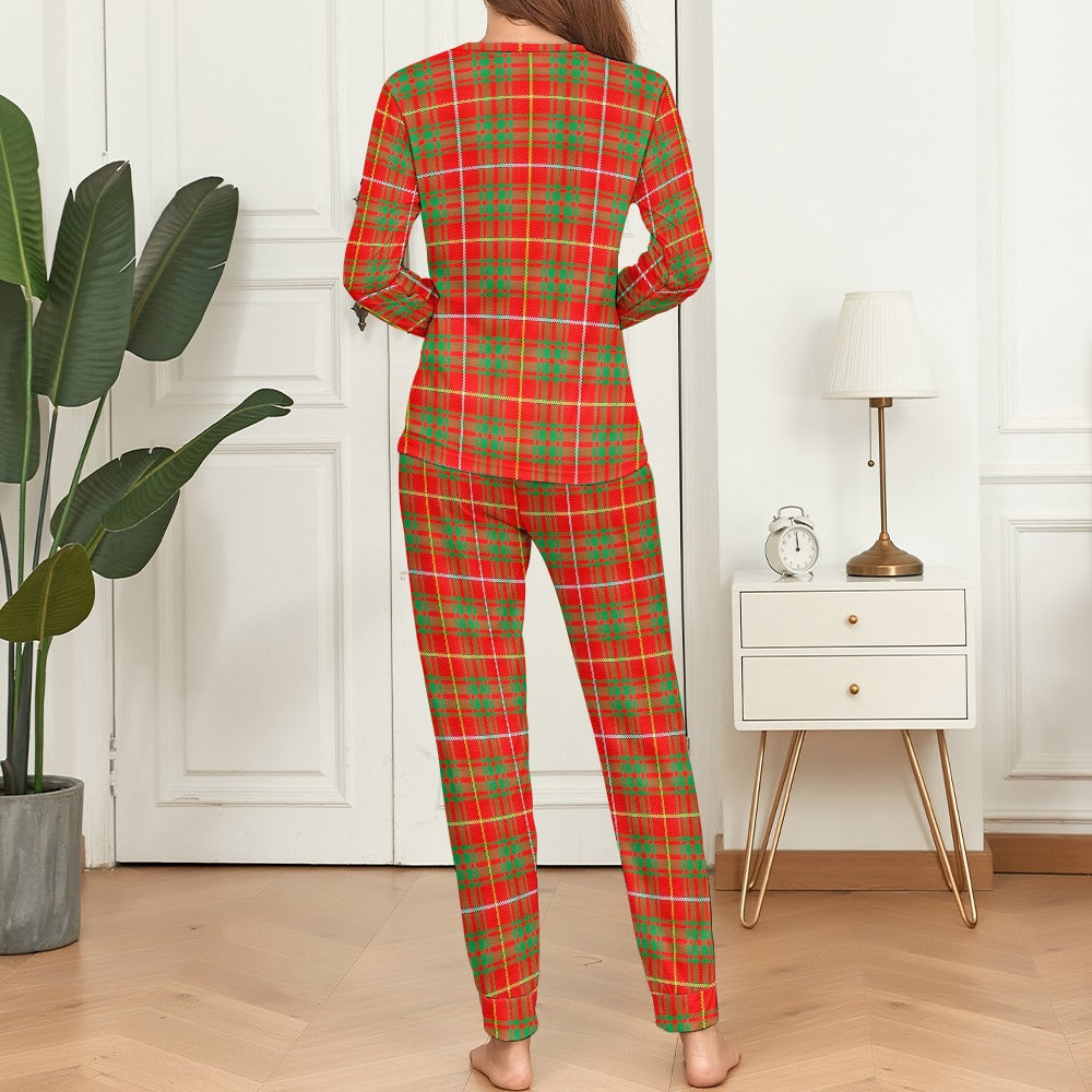 Clan Bruce Tartan Women's Pajama Set