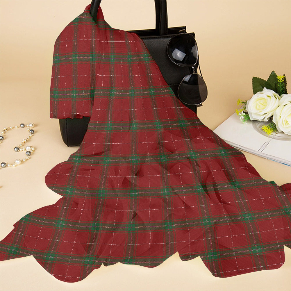 Clan Carruthers Tartan Chiffon Scarf
