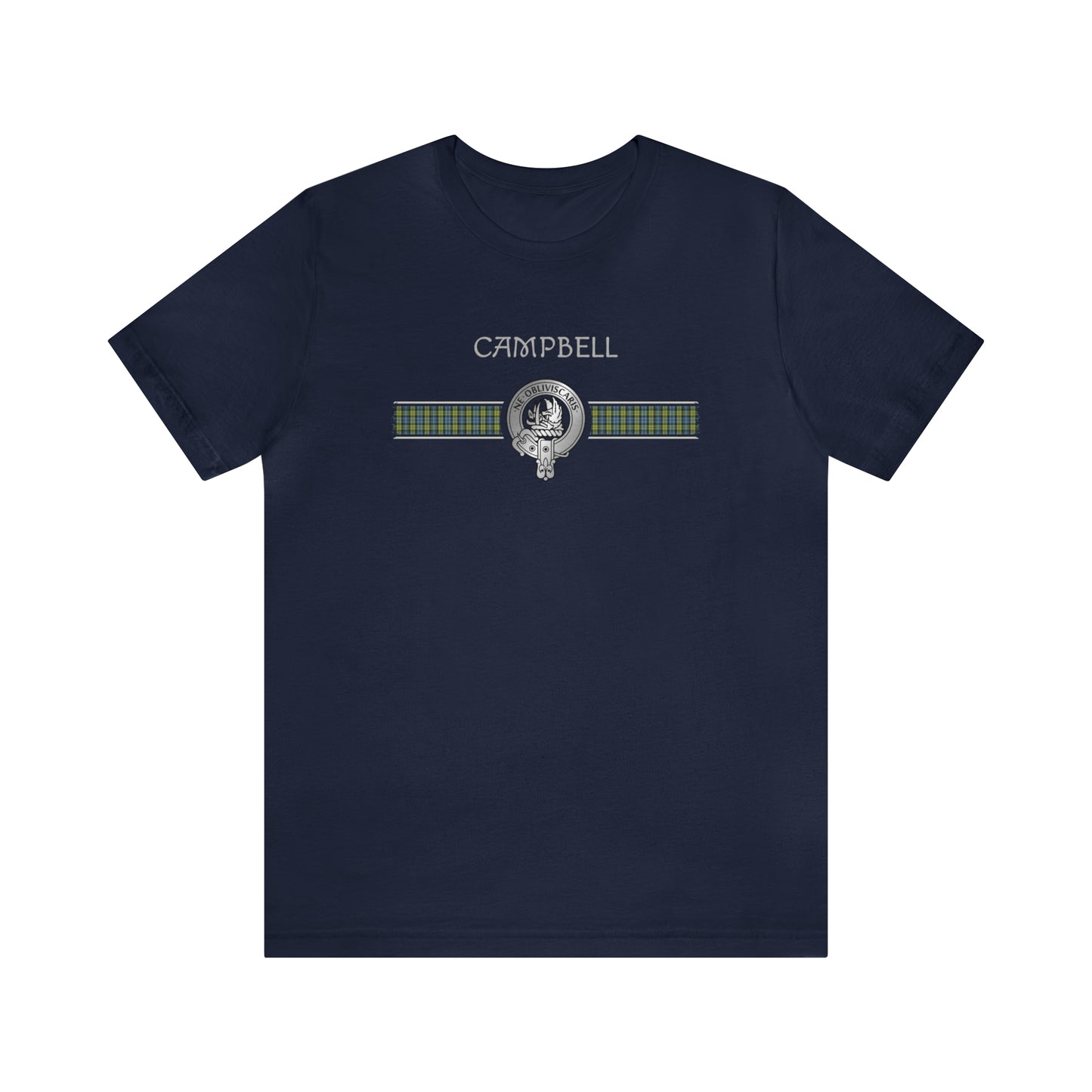 Clan Campbell Crest & Tartan | Unisex T-Shirt