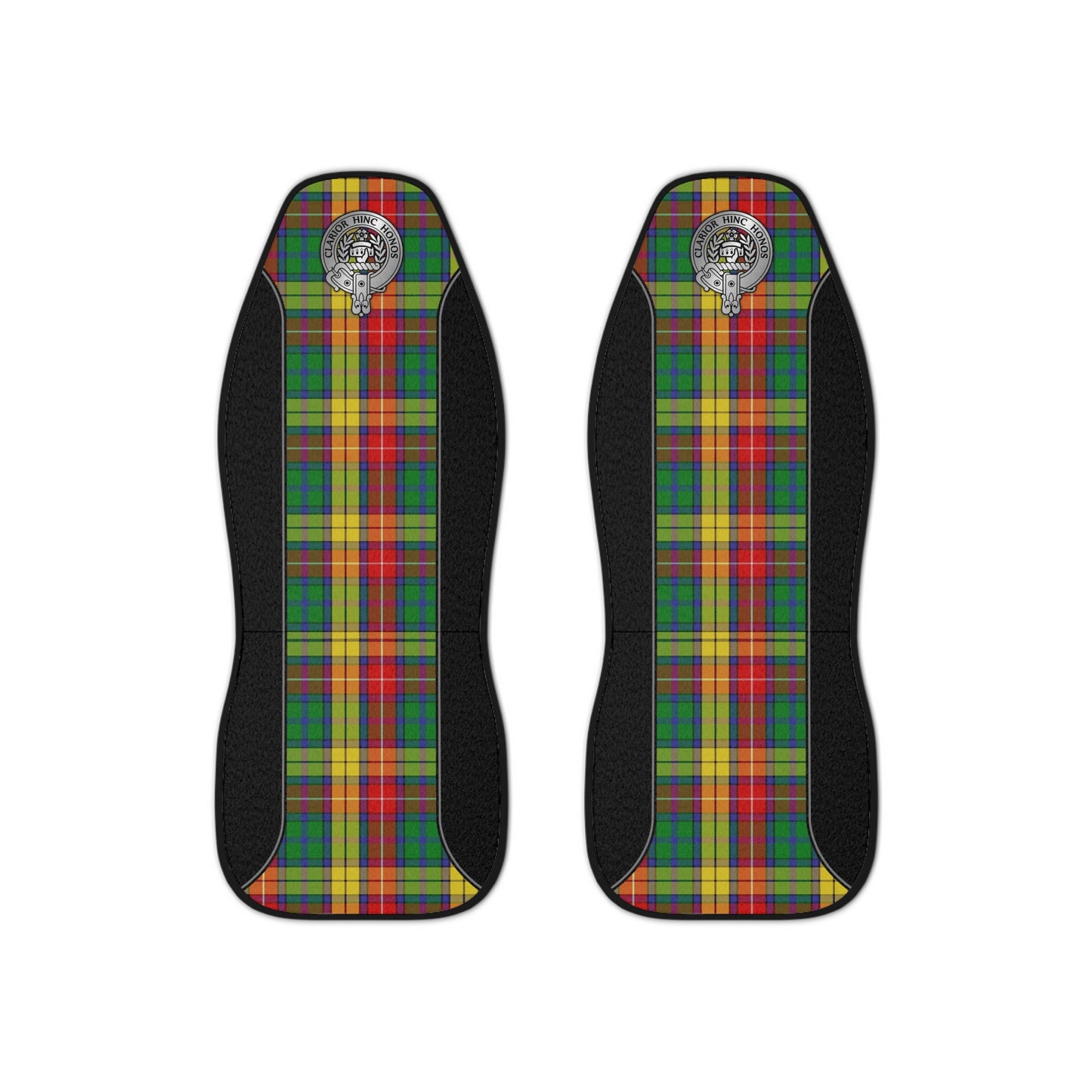 Clan Buchanan Crest & Tartan Car Seat Covers