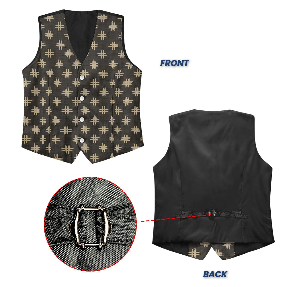 Japanese Wagara - Igeta Suit vest jacket