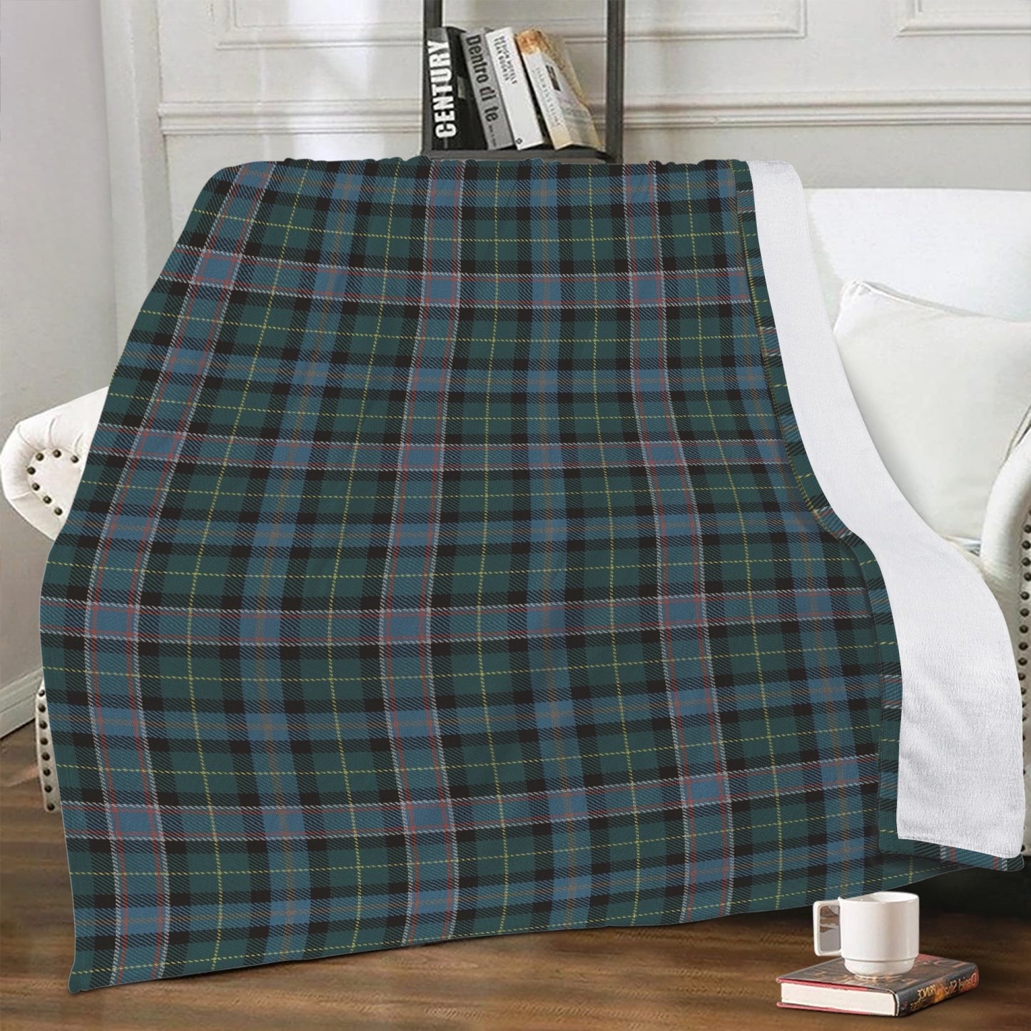 US State - Wisconsin Tartan Fleece Blanket