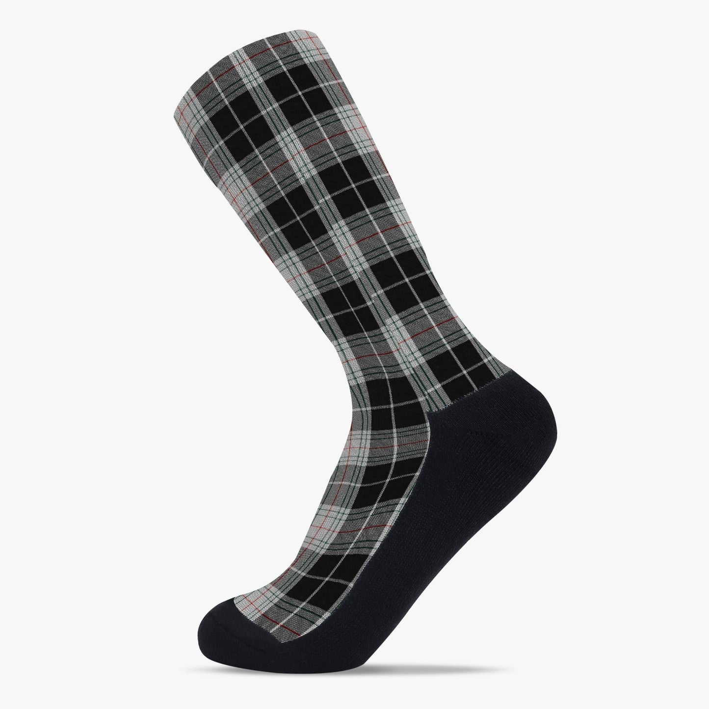 Cornish St Piran Dress Tartan Reinforced Sports Socks