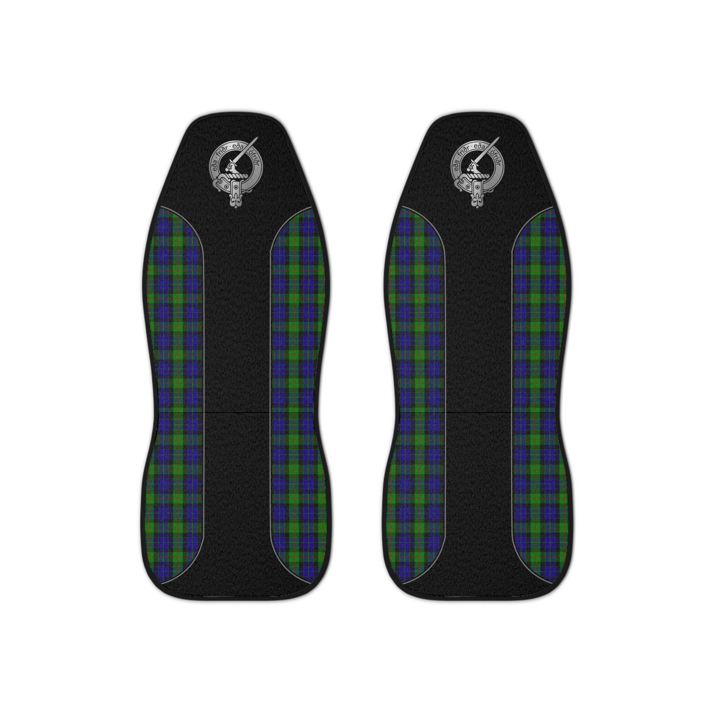 Clan Gunn Crest & Tartan Car Seat Covers