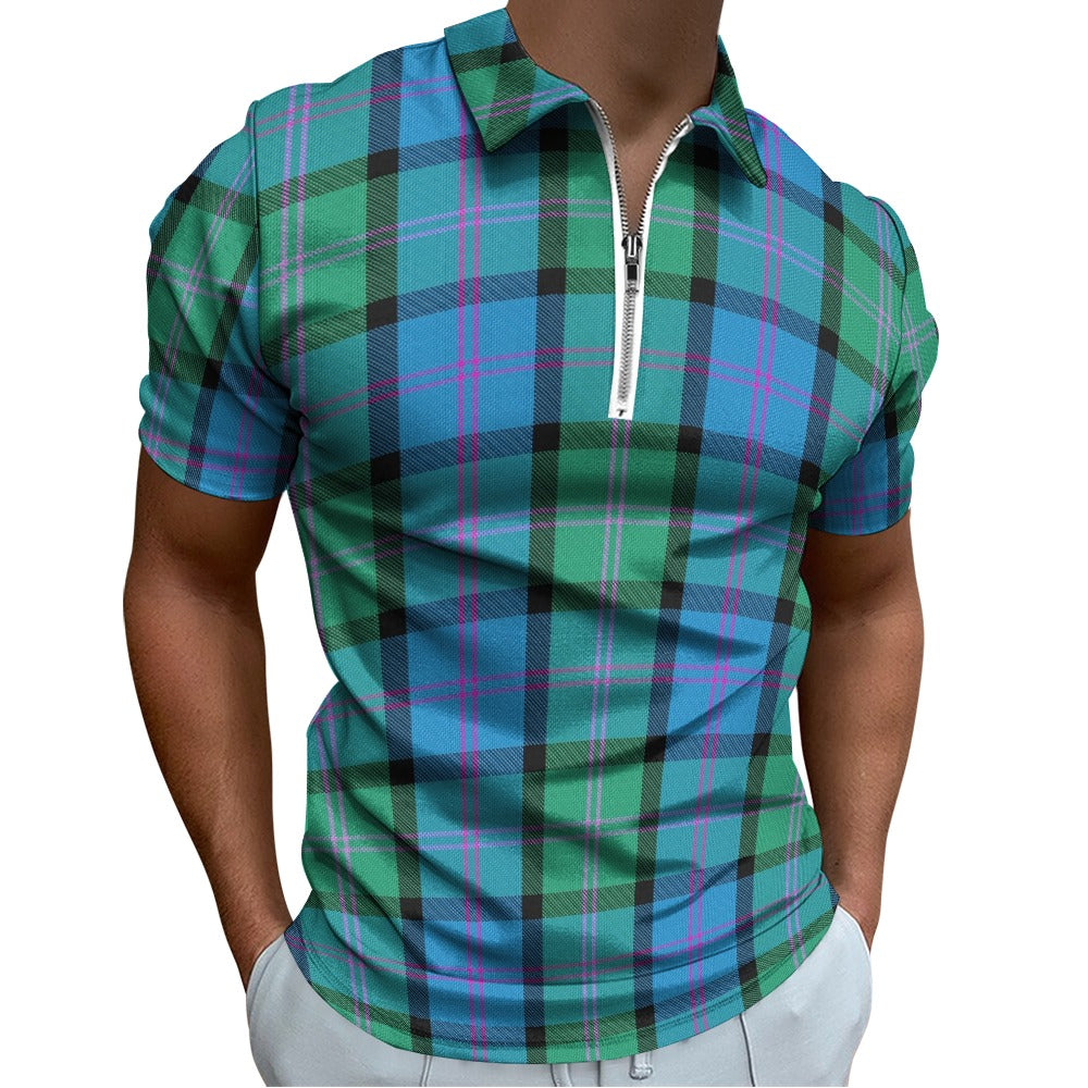 Clan MacThomas Tartan Short Sleeve Polo Shirt