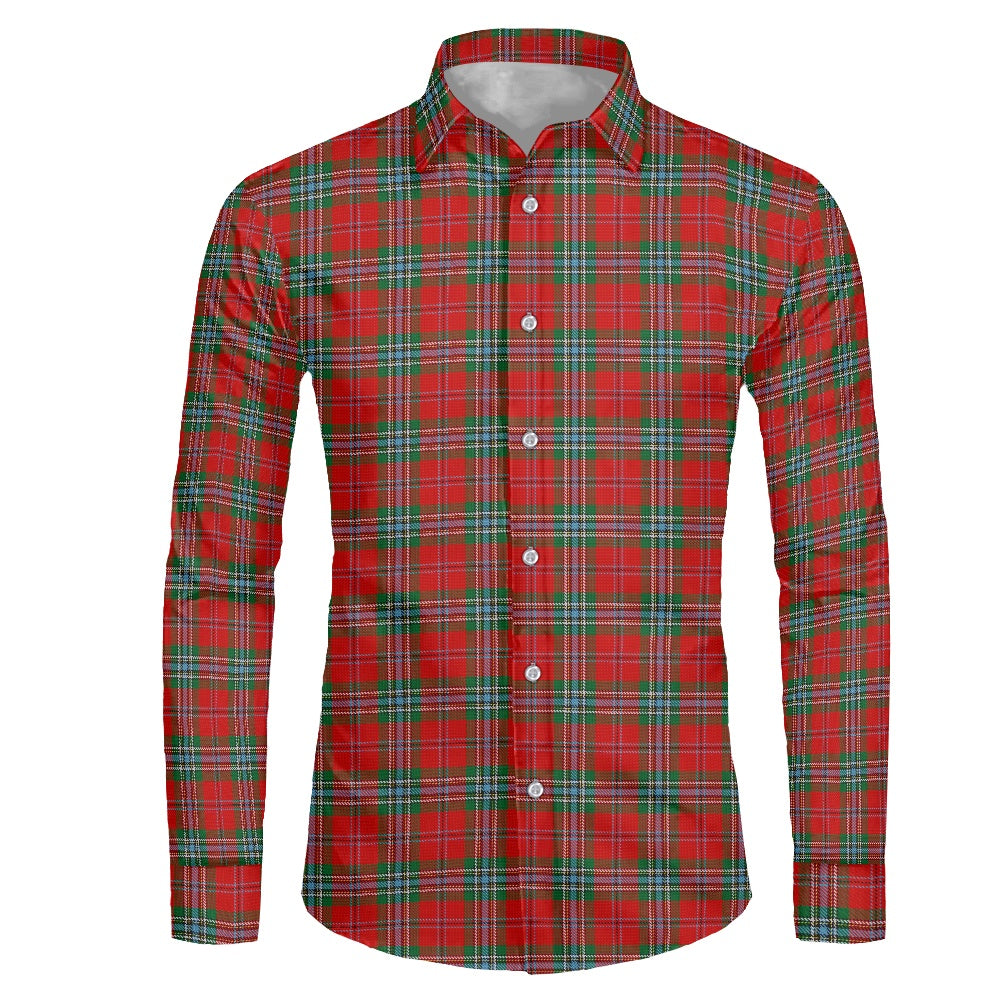 Clan MacLean Tartan Men's long-sleeved shirt