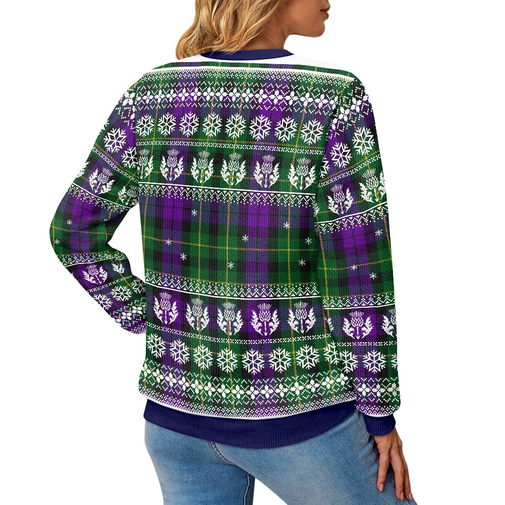 Clan Abercrombie Tartan Christmas Ugly Sweater