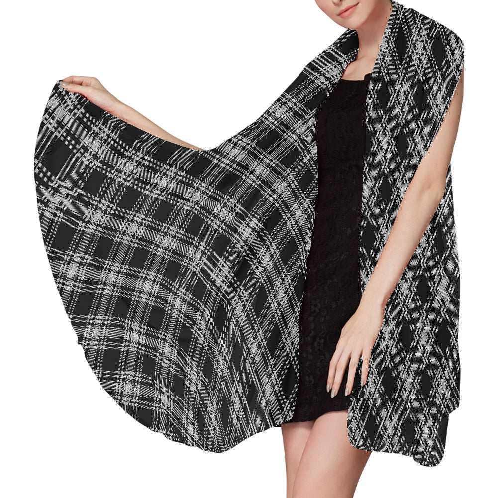 Clan Menzies Tartan Bias Chiffon Scarf