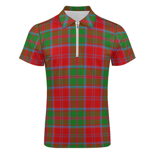 Clan Drummond Tartan Short sleeve polo shirt