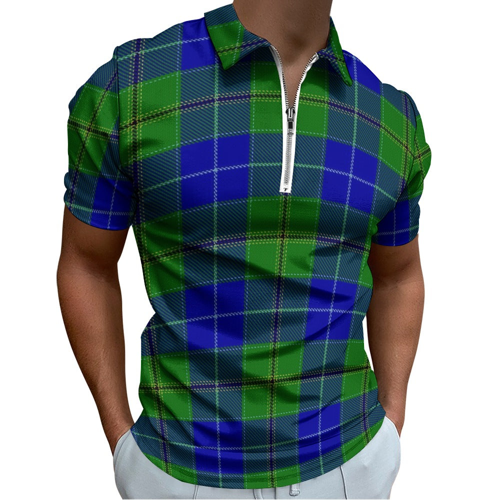 Clan MacClurg Tartan Short sleeve polo shirt