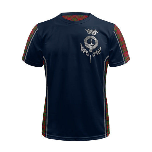 Clan Shaw Crest & Tartan Football Shirt