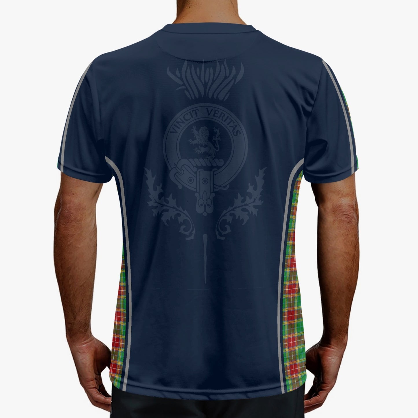 Clan Baxter Crest & Tartan Soccer Jersey