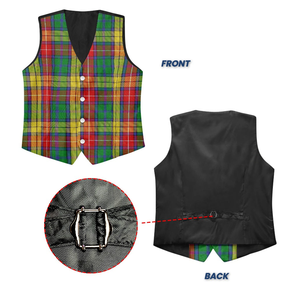 Clan Buchanan Tartan Suit vest jacket