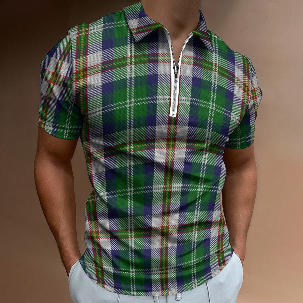 US State - Vermont Dress Tartan Short sleeve polo shirt