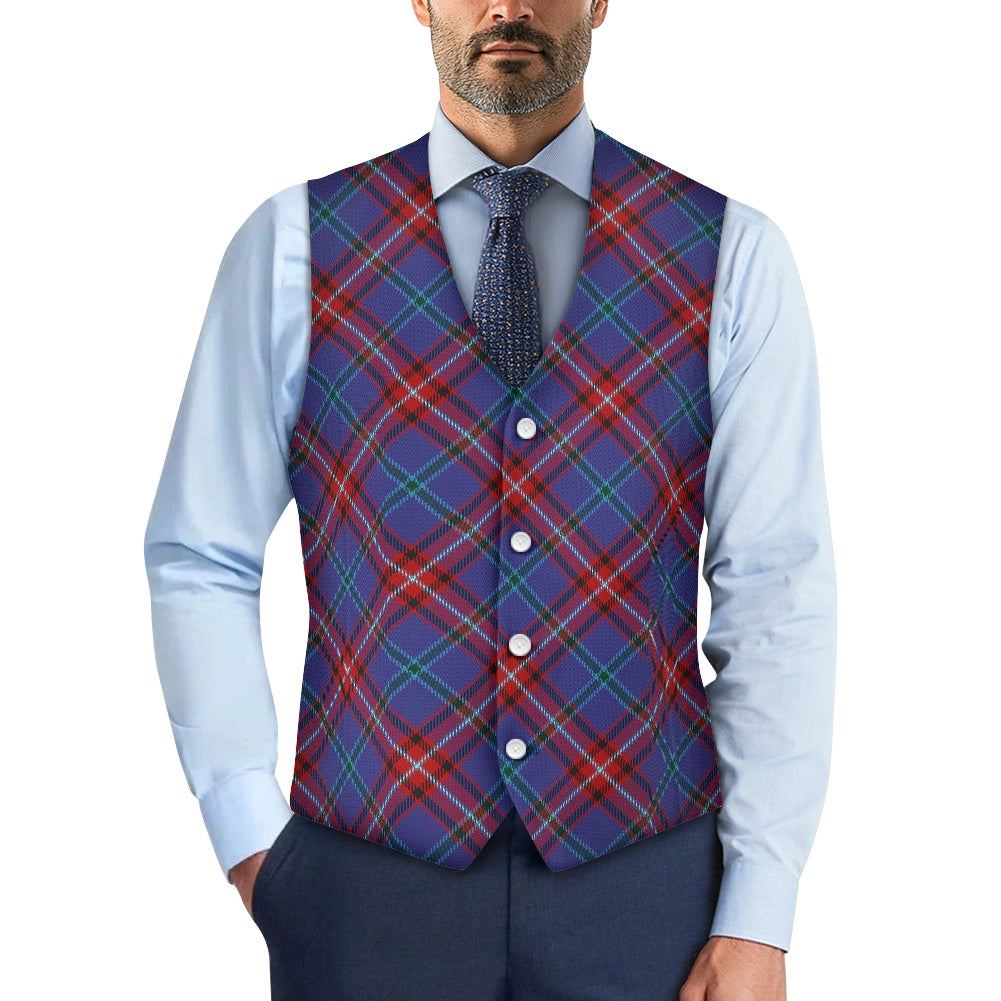 Clan Glenn Tartan Bias Suit vest jacket