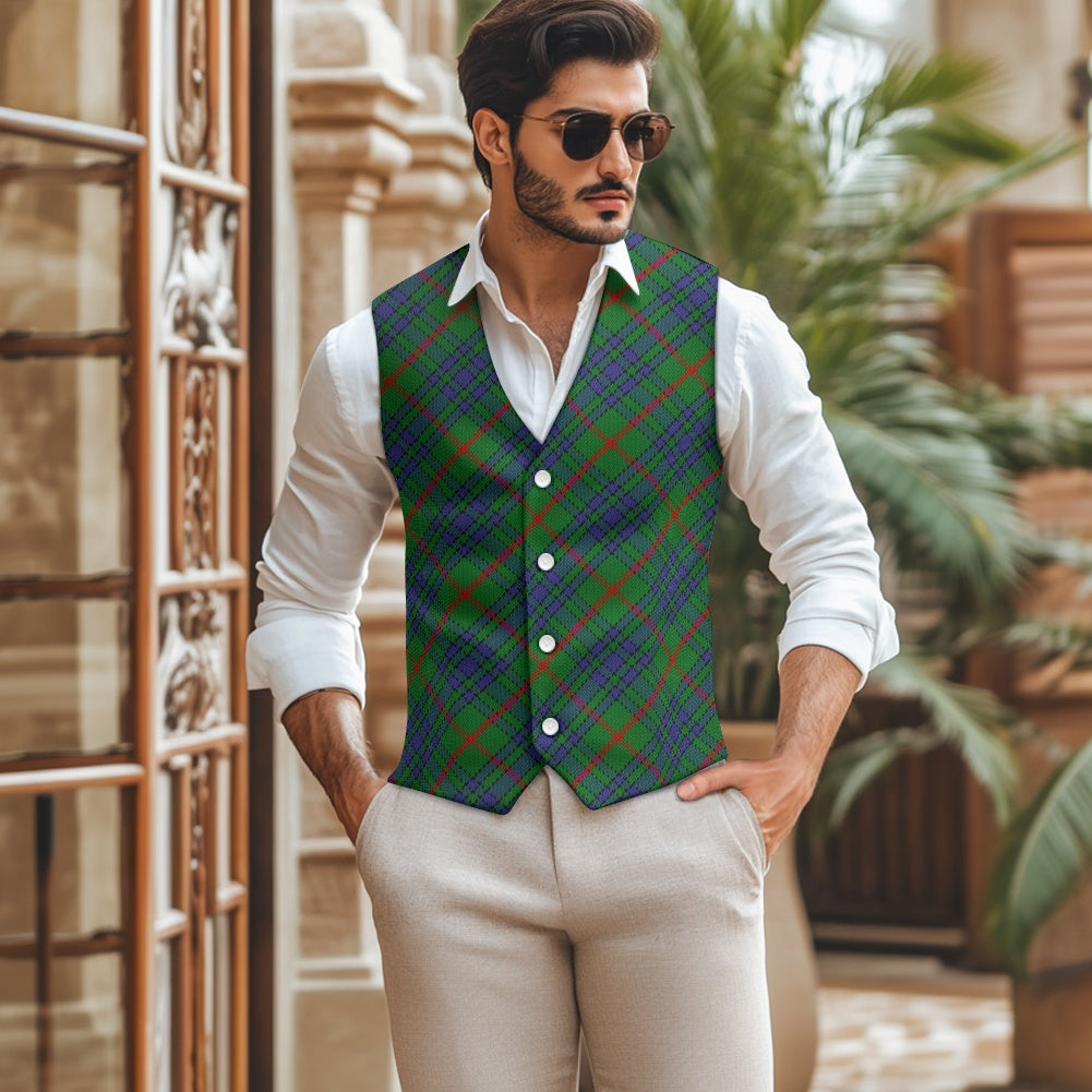 Clan Aiton Tartan Bias Suit vest jacket