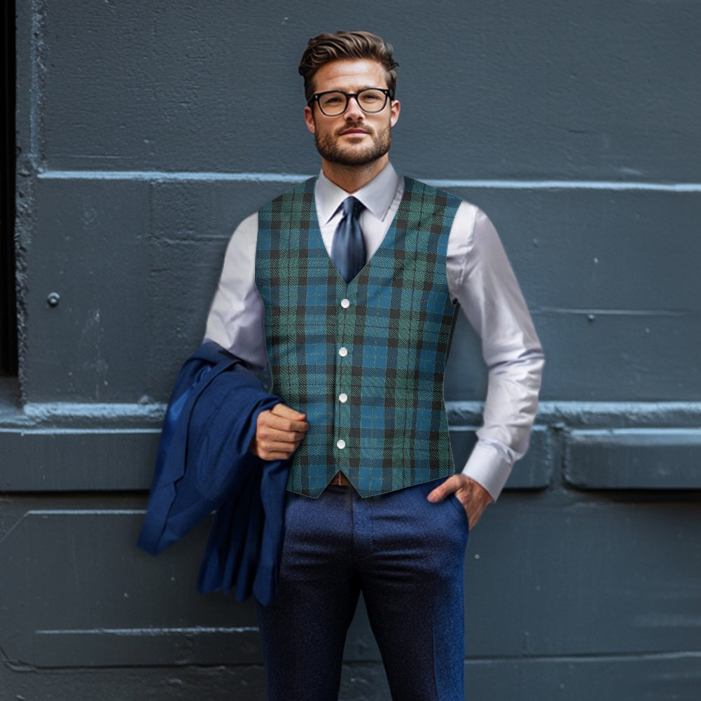 Clan MacKay Ancient Tartan Suit vest jacket