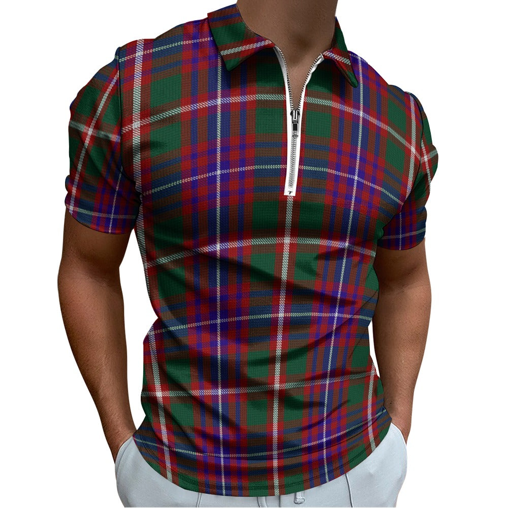 US State - Utah Tartan Short sleeve polo shirt