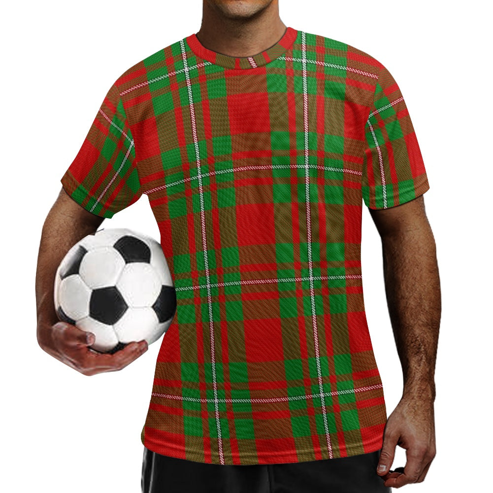 Clan MacGregor Tartan Football Shirt white