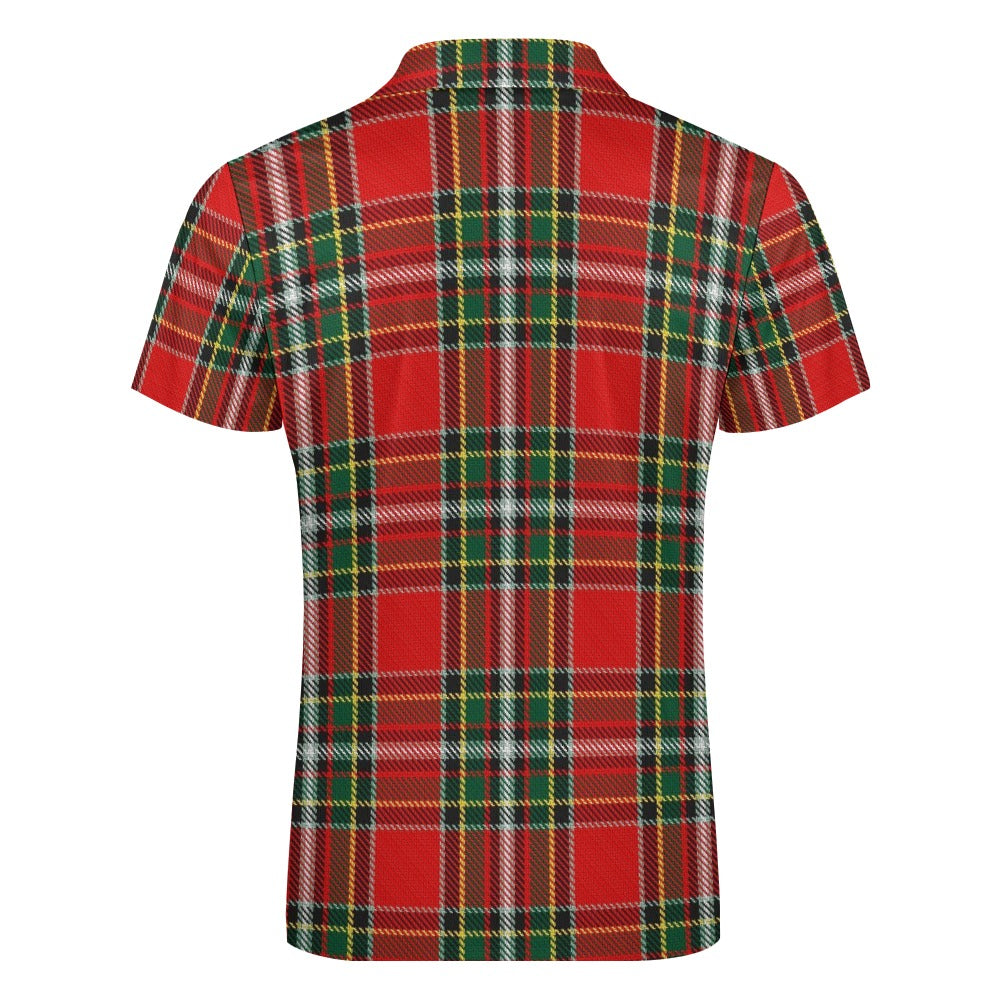 Clan Gillespie Tartan Short sleeve polo shirt