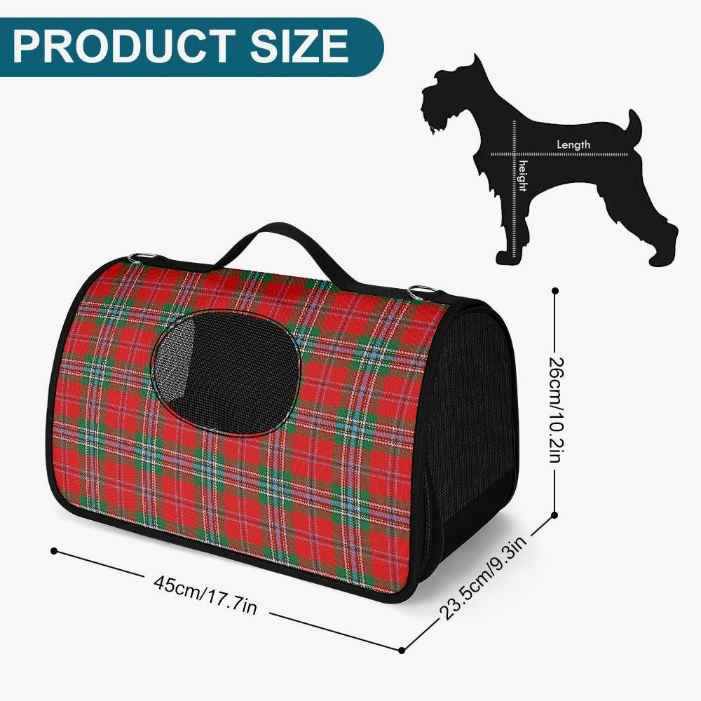 Clan MacLean Tartan Pet Carrier Bag