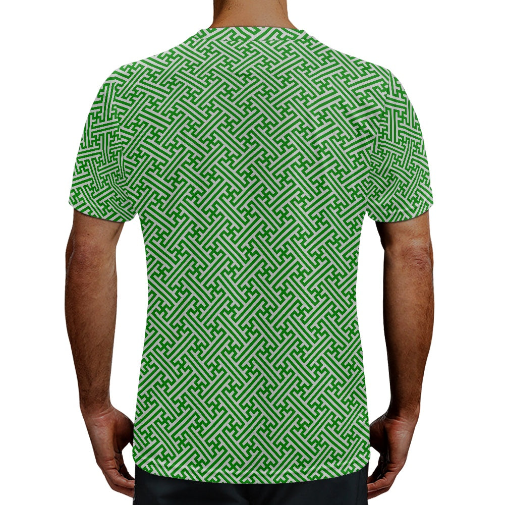 Japanese Wagara - Green Sayagata - Football Shirt