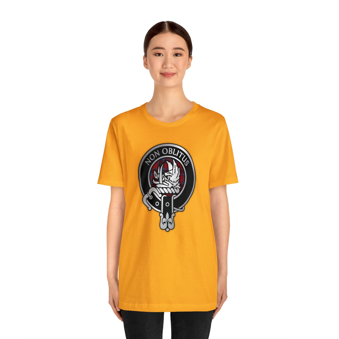 Clan MacTavish Crest & Tartan | Unisex T-Shirt