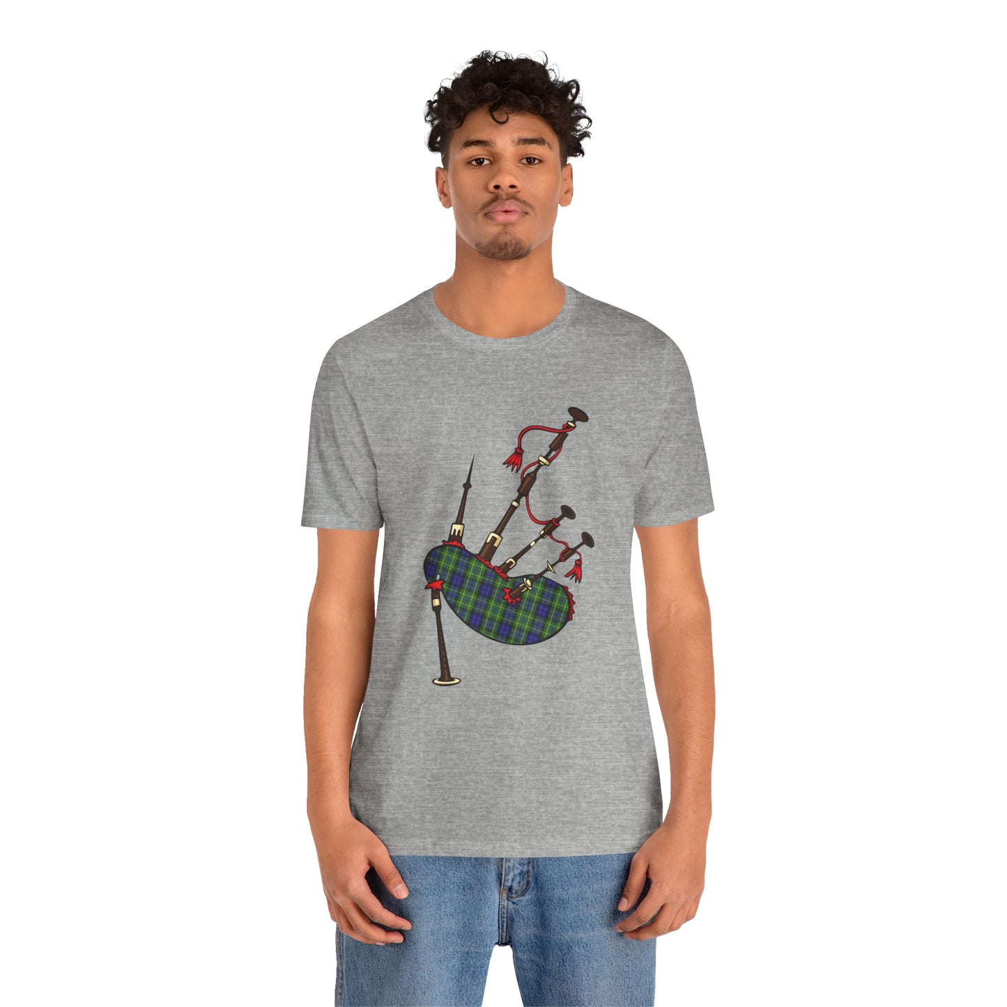 Clan MacNeill of Gigha Tartan Bagpipes | Unisex T-Shirt