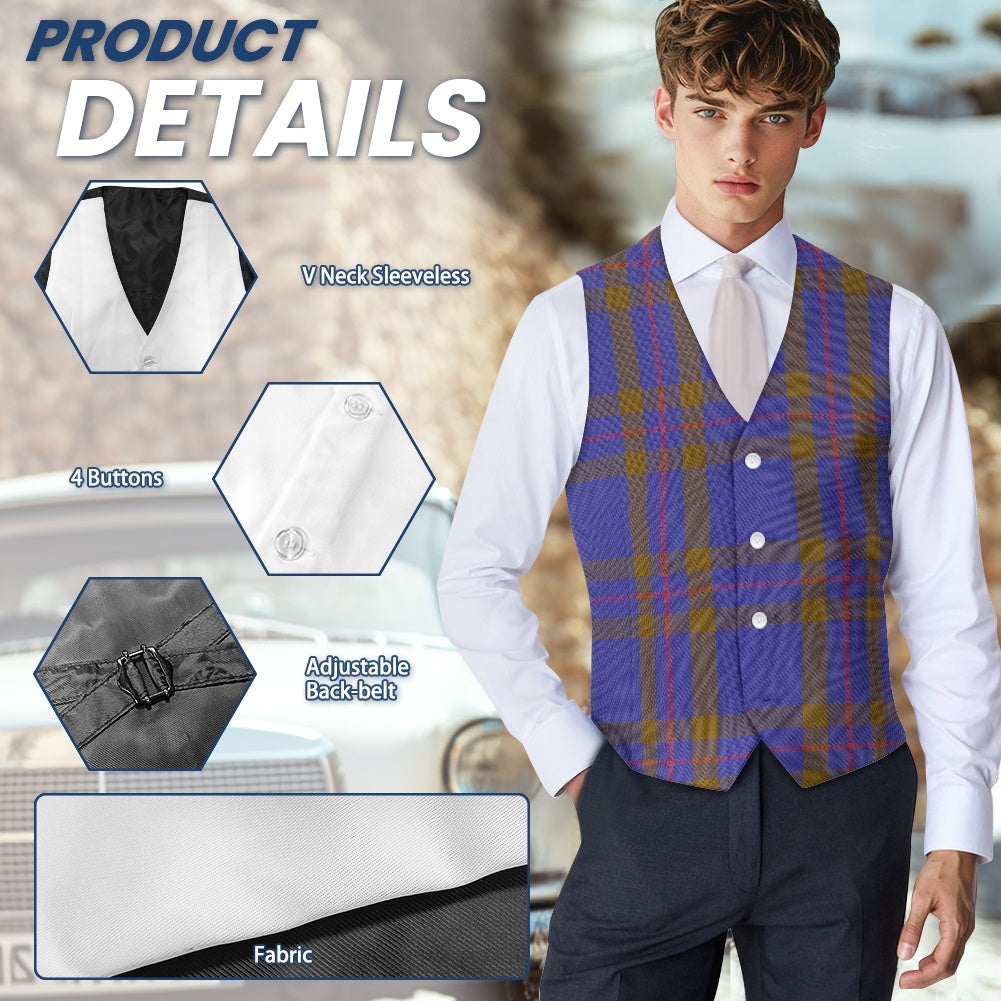 Clan Elliott Tartan Suit vest jacket