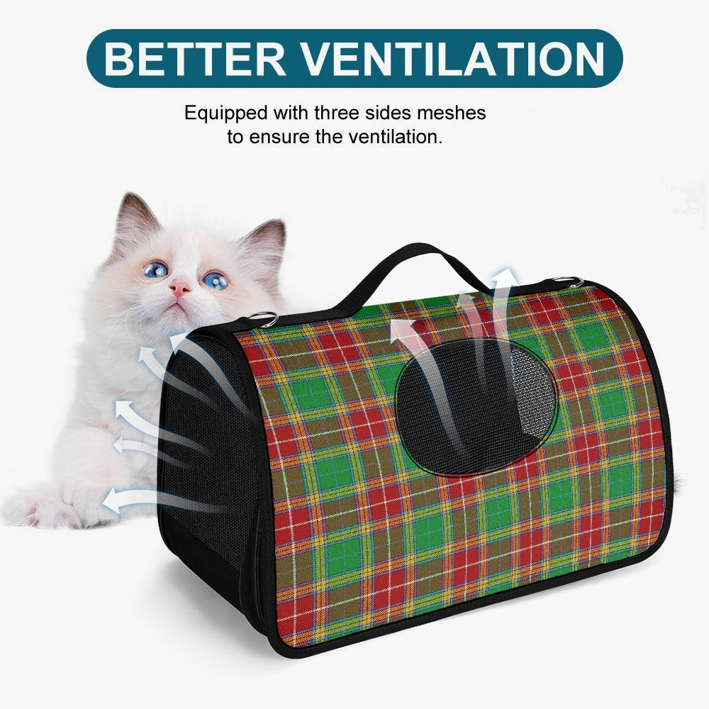 Clan Baxter Tartan Pet Carrier Bag