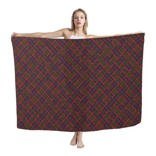 District - Glasgow Tartan Bias Chiffon Scarf