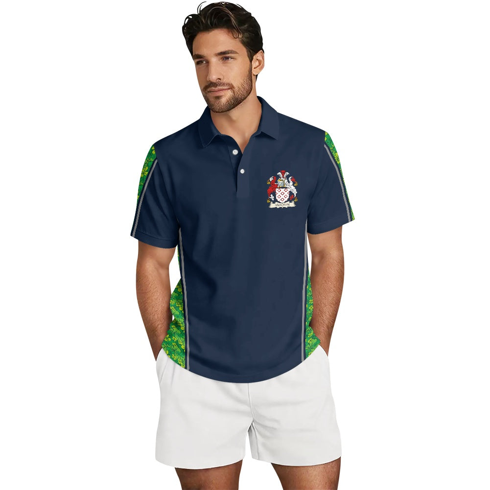 Irish Arms - Bracken Shamrock - Polo Shirt