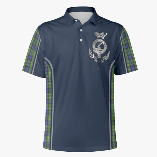 Clan MacNeill of Gigha Crest & Tartan Polo Shirt